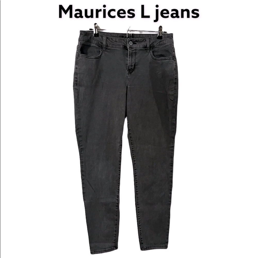 Large regular grey jeans